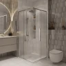 Душевой уголок Niagara Nova 80х80 NG-3622-34 профиль Хром стекло шиншилла