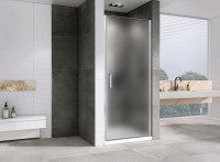 Душевая дверь Abber Sonnenstrand 90 AG04090M профиль Хром стекло матовое