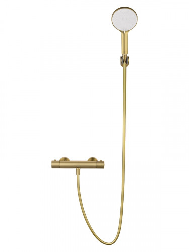 Смеситель для душа Wonzon &amp; Woghand Inn WW-B2065-A-BG с термостатом цвет Брашированное золото