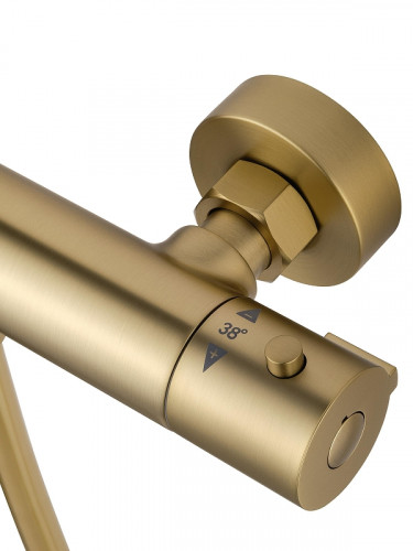 Смеситель для душа Wonzon &amp; Woghand Inn WW-B2065-A-BG с термостатом цвет Брашированное золото