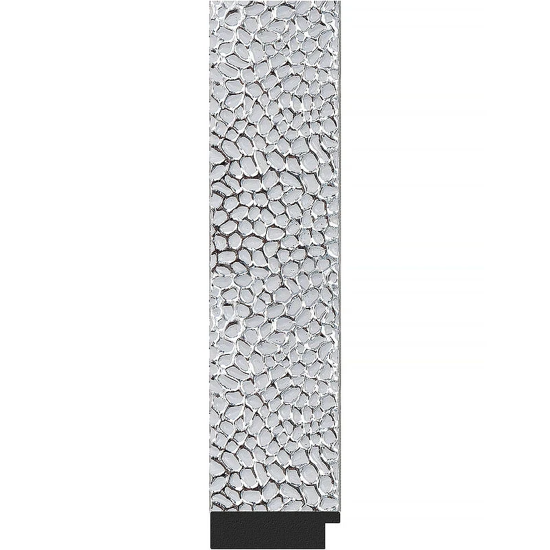 Зеркало Evoform Octagon 73х73 BY 3870 в багетной раме - Чеканка белая 70 мм стекло