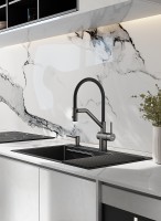 Смеситель для кухни Raglo R86.41.09 Графит матовый Черный латунь