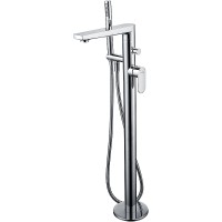 Смеситель для ванны WasserKRAFT Dinkel 5821 Хром латунь на пол
