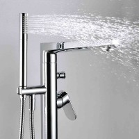 Смеситель для ванны WasserKRAFT Dinkel 5821 Хром латунь на пол