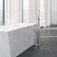 Смеситель для ванны WasserKRAFT Dinkel 5821 Хром латунь на пол