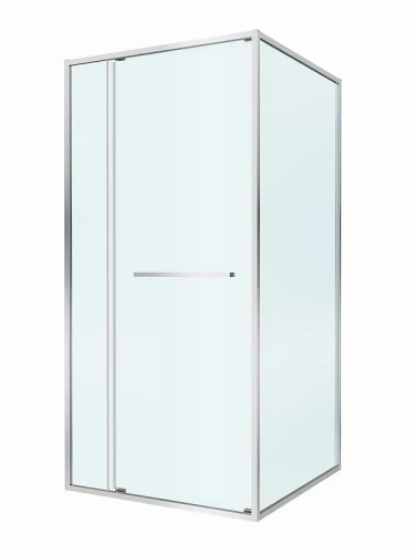 Душевой уголок Cezares Lux 100x90 LUX-AH-FS-11-100/90-C-CR профиль Хром стекло прозрачное