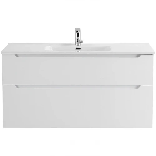 Тумба под раковину BelBagno Etna-H60 120 ETNA-H60-1200-2C-SO-BL-P подвесная Bianco Lucido МДФ / ЛДСП