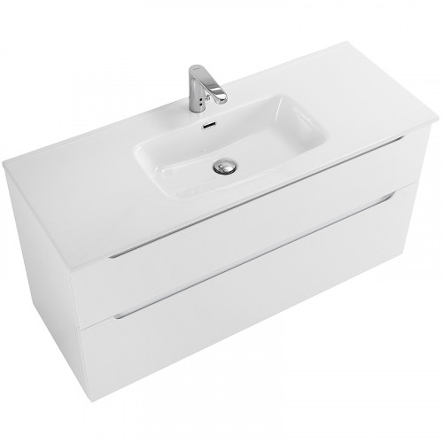 Тумба под раковину BelBagno Etna-H60 120 ETNA-H60-1200-2C-SO-BL-P подвесная Bianco Lucido МДФ / ЛДСП