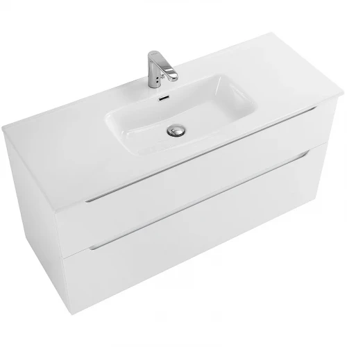 Тумба под раковину BelBagno Etna-H60 120 ETNA-H60-1200-2C-SO-BL-P подвесная Bianco Lucido МДФ / ЛДСП