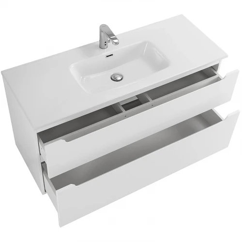 Тумба под раковину BelBagno Etna-H60 120 ETNA-H60-1200-2C-SO-BL-P подвесная Bianco Lucido МДФ / ЛДСП