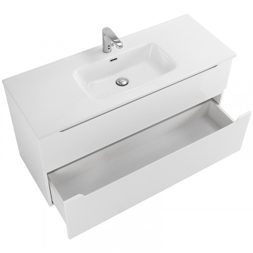 Тумба под раковину BelBagno Etna-H60 120 ETNA-H60-1200-2C-SO-BL-P подвесная Bianco Lucido МДФ / ЛДСП