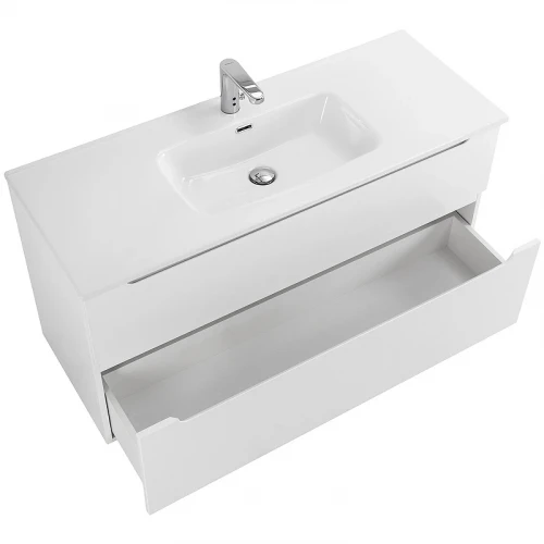 Тумба под раковину BelBagno Etna-H60 120 ETNA-H60-1200-2C-SO-BL-P подвесная Bianco Lucido МДФ / ЛДСП