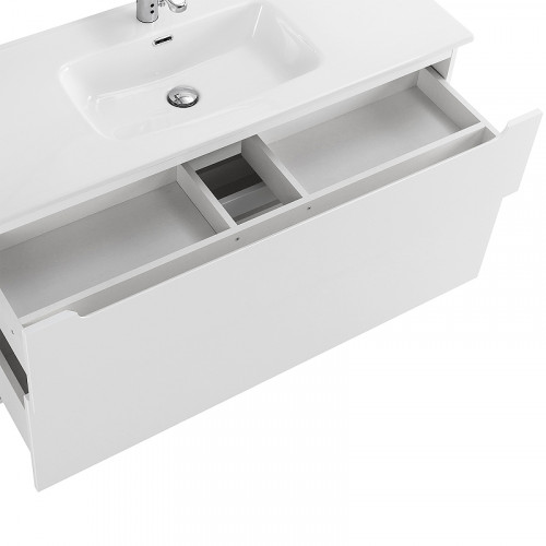 Тумба под раковину BelBagno Etna-H60 120 ETNA-H60-1200-2C-SO-BL-P подвесная Bianco Lucido МДФ / ЛДСП