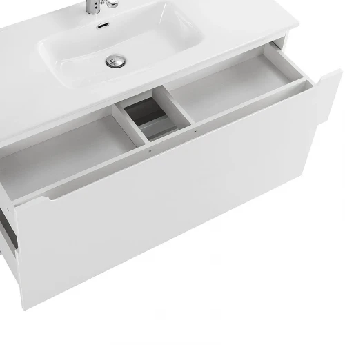 Тумба под раковину BelBagno Etna-H60 120 ETNA-H60-1200-2C-SO-BL-P подвесная Bianco Lucido МДФ / ЛДСП