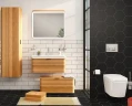 Шкаф пенал Vitra Nest Trendy 45 L 56187 подвесной Натуральное дерево