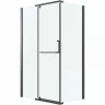 Душевой уголок Grossman Pragma 120х80 120.K33.03.1280.21.00 профиль Черный матовый стекло прозрачное