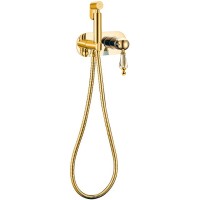 Гигиенический душ со смесителем Boheme Imperiale 425-SW Золото латунь встраиваемый