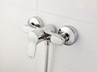 Смеситель для душа Kludi Pure Easy 378410565 Хром латунь на стену