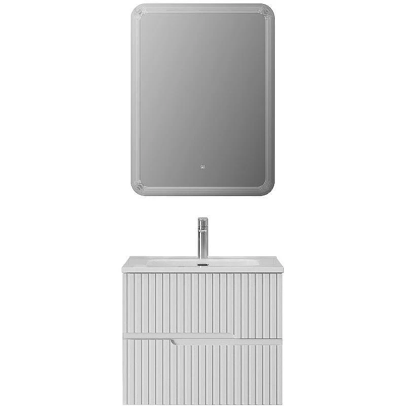Тумба под раковину Cezares Duet-N 70 DUET-N-700-2C-SO-BL подвесная Bianco Lucido