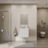 Тумба под раковину Cezares Duet-N 70 DUET-N-700-2C-SO-BL подвесная Bianco Lucido