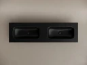 Раковина Ceramicanova Grace 160 CN7023MBwx двойная Черная матовая