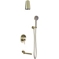 Душевая система Bronze de Luxe Scandi 14582-501BR Бронза латунь встраиваемый