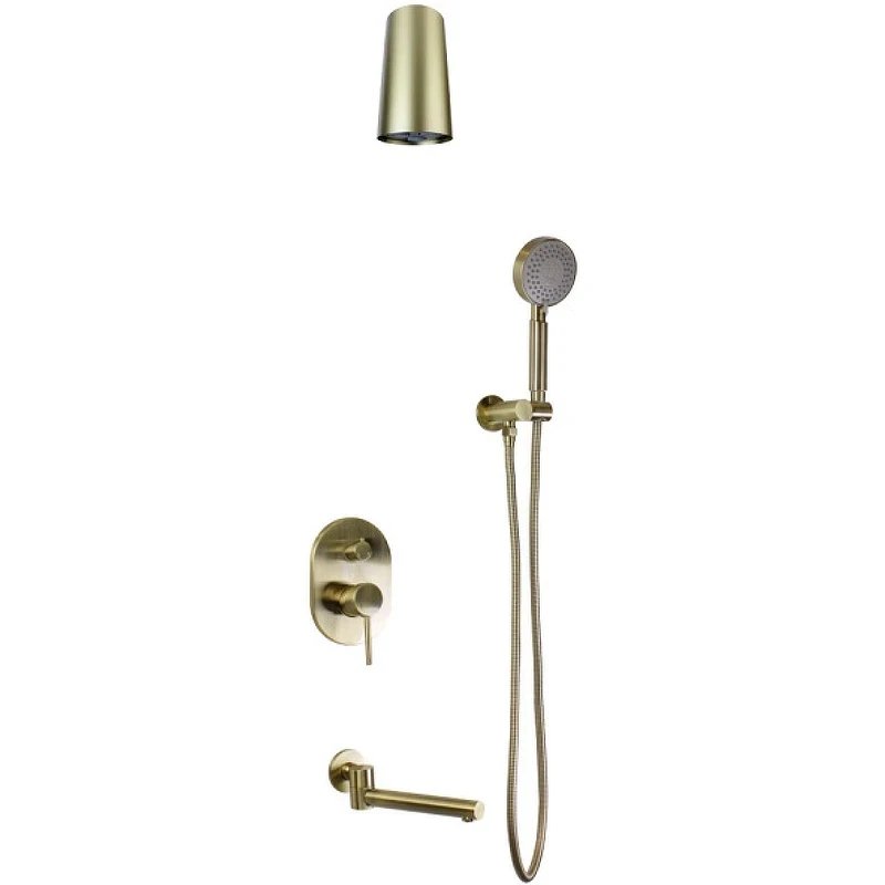 Душевая система Bronze de Luxe Scandi 14582-501BR Бронза латунь встраиваемый
