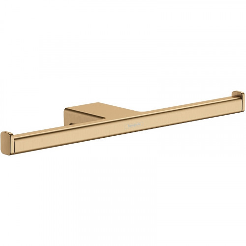 Держатель туалетной бумаги Hansgrohe AddStoris 41748140 двойной Шлифованная бронза