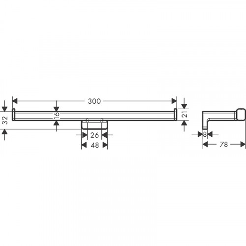 Держатель туалетной бумаги Hansgrohe AddStoris 41748140 двойной Шлифованная бронза