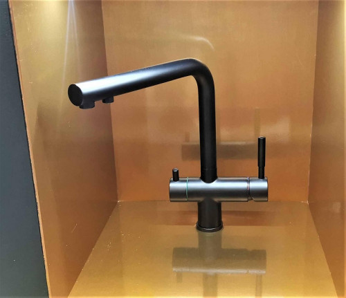 Смеситель для кухни Seaman Visconti SSL-7328-NM цвет Черный матовый