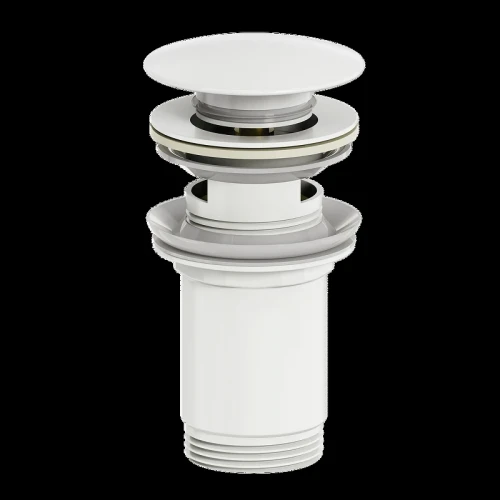 Донный клапан Wonzon & Woghand WW-88SS09-MW click-clack цвет Белый матовый