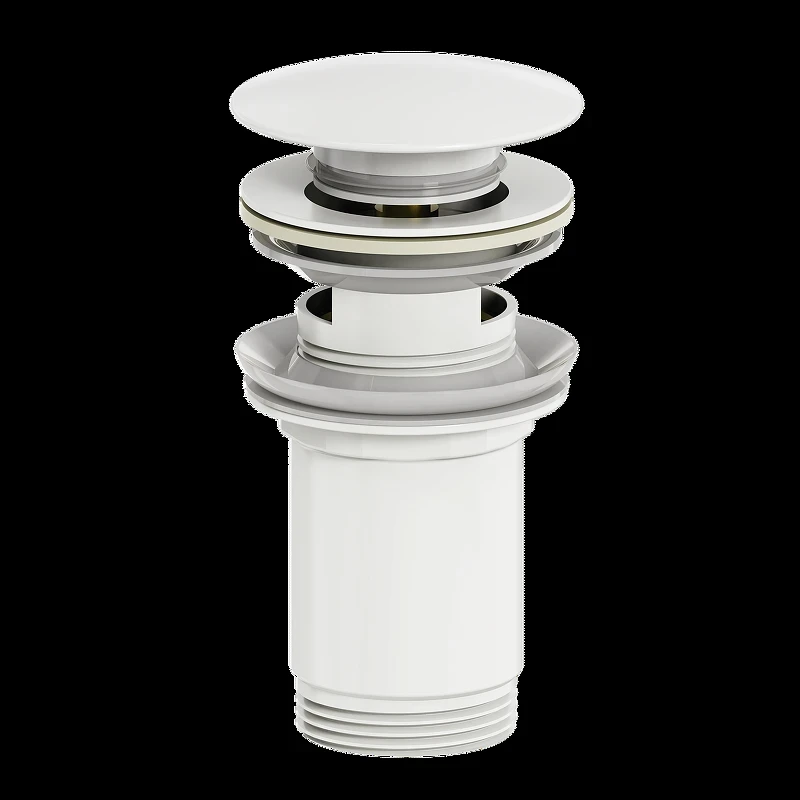 Донный клапан Wonzon & Woghand WW-88SS09-MW click-clack цвет Белый матовый