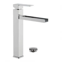 Смеситель для раковины Remer Qubica Cascata QC10L Хром на столешницу