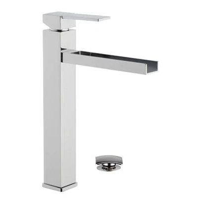 Смеситель для раковины Remer Qubica Cascata QC10L Хром на столешницу