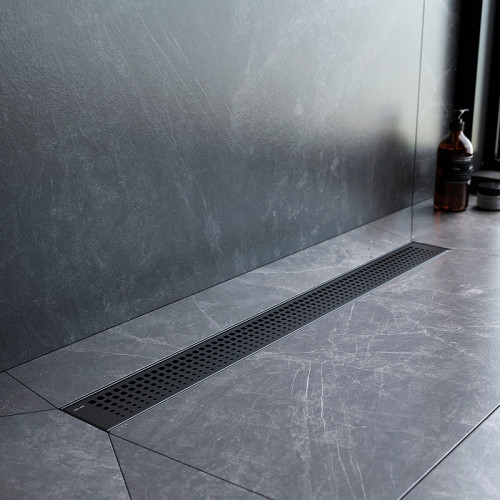 Душевой лоток AM.PM MasterFlow 70 W01SC-P11-070-01BM с Черной матовой решеткой Cut Gradient