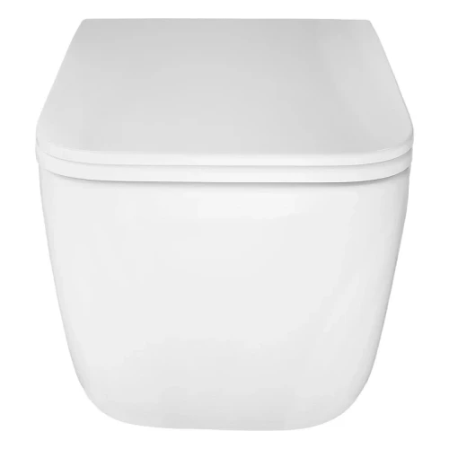 Унитаз Azario Vater AZ-5104T-WHT подвесной цвет Белый с сиденьем Микролифт