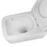 Унитаз Azario Vater AZ-5104T-WHT подвесной цвет Белый с сиденьем Микролифт