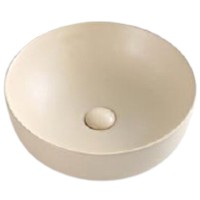 Раковина-чаша BelBagno 41 BB1315-H316 Бежевая матовая фаянс накладная