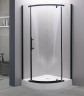 Душевой уголок Esbano ESD-7025B 100x100 ESUGD7025B профиль Черный матовый стекло прозрачное