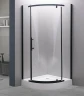 Душевой уголок Esbano ESD-7025B 100x100 ESUGD7025B профиль Черный матовый стекло прозрачное