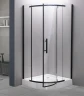 Душевой уголок Esbano ESD-7025B 100x100 ESUGD7025B профиль Черный матовый стекло прозрачное