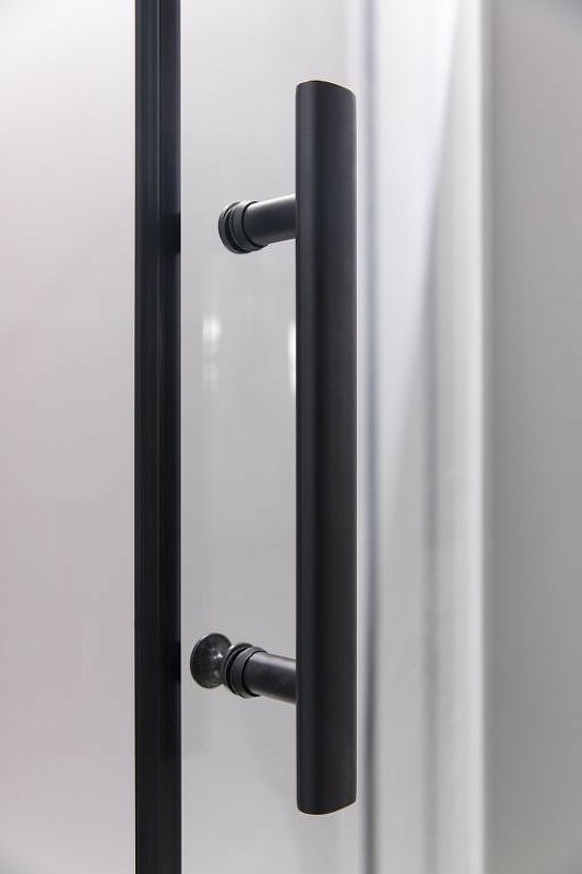 Душевой уголок Esbano ESD-7025B 100x100 ESUGD7025B профиль Черный матовый стекло прозрачное