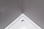 Душевой уголок Esbano ESD-7025B 100x100 ESUGD7025B профиль Черный матовый стекло прозрачное