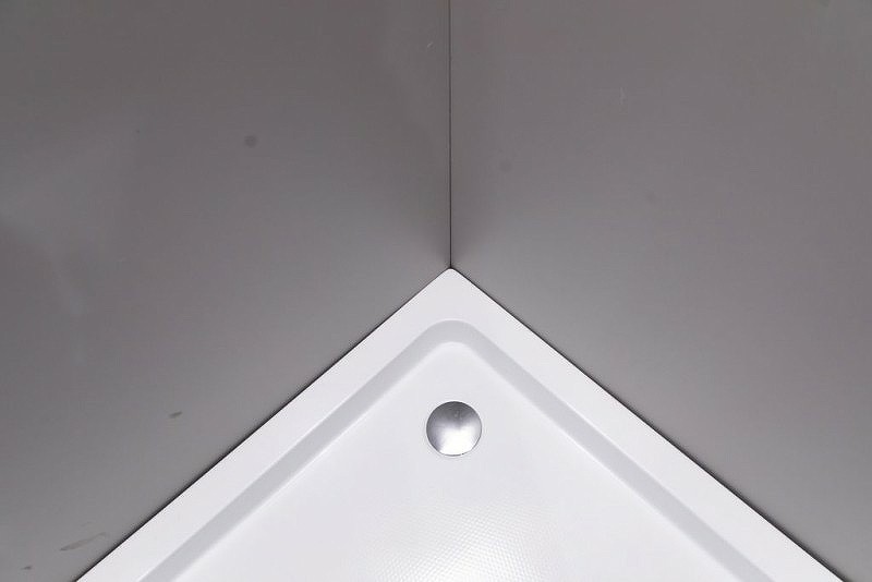 Душевой уголок Esbano ESD-7025B 100x100 ESUGD7025B профиль Черный матовый стекло прозрачное