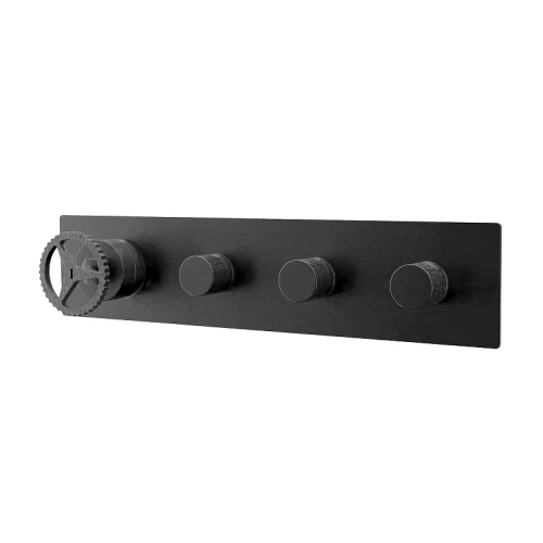 Смеситель для душа Remer Chrono CH98D3WBCFP цвет Черный брашированный хром