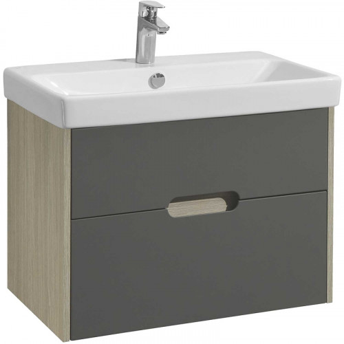 Тумба под раковину Aquaton Оливия 70 1A254301OLUG0 подвесная Грей Дуб ойстер МДФ / ЛДСП