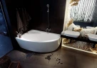 Акриловая ванна Aquatek Eco-friendly Фиджи 170х110 L FID170-0000006 со слив-переливом, с панелью, с каркасом (вкленный)