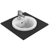 Раковина Ideal Standard Connect 38 E504101 Euro White фарфор полувстраиваемая