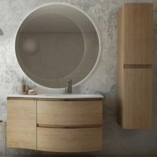 Подвесной шкаф Cezares Vague 34 L 54836 Rovere tabacco МДФ / ЛДСП