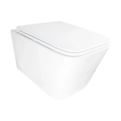 Унитаз Azario Pace AZ-5172T-WHT подвесной цвет Белый с сиденьем Микролифт